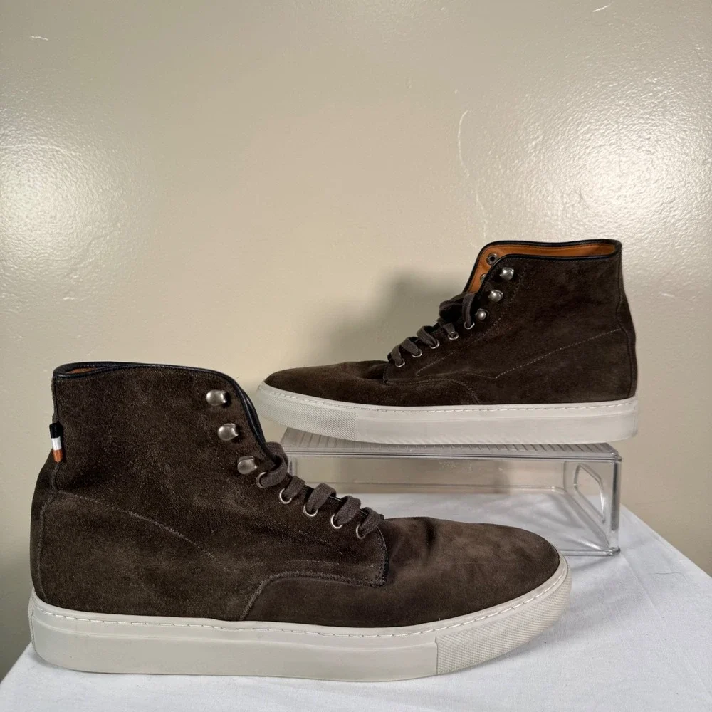 Allen Edmonds Higgins Mill Sneaker Boot Mens 9.5 D Brown Suede Gorpcore Designer